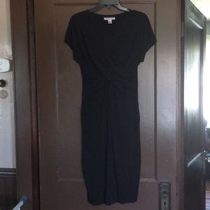 Motherhood Maternity Black Midi Dress